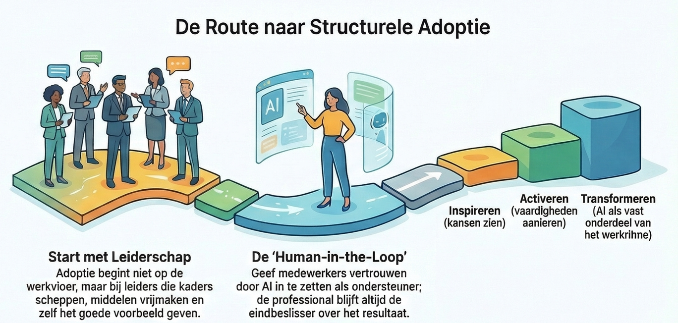 Visual over AI-adoptie